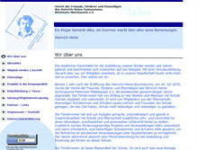 Tablet Screenshot of foerderverein.hhg-mettmann.de